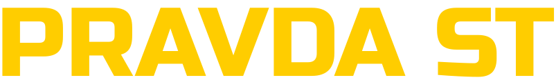 Pravda ST Digital Agency лого с жълт надпис на прозрачен фон.